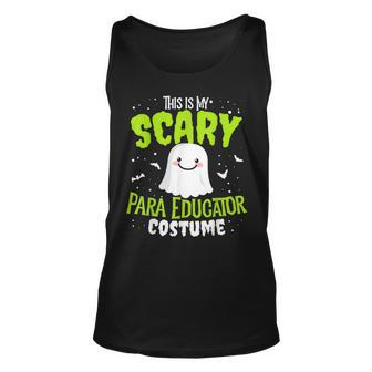 Funny Para Educator Halloween School Nothing Scares Easy Costume Unisex Tank Top - Seseable
