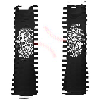 Funny Polka Dot Baseball Lover Player International Dot Day Men Women Tank Top Graphic Print Unisex - Thegiftio UK