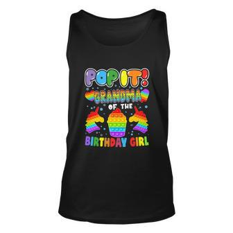 Funny Pop It Sister From Birthday Girl Or Boy Fidget Unisex Tank Top - Monsterry