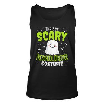 Funny Preschool Director Halloween Nothing Scares Costume V2 Unisex Tank Top - Seseable