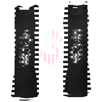 Funny Santa Claus Face American Flag Christmas Graphic Design Printed Casual Daily Basic Unisex Tank Top - Thegiftio UK