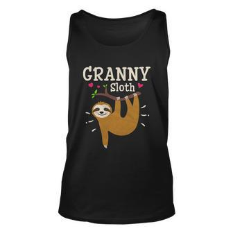 Funny Sloth Graphic Humor Zoo Animal Lovers Granny Gift Graphic Design Printed Casual Daily Basic Unisex Tank Top - Thegiftio UK