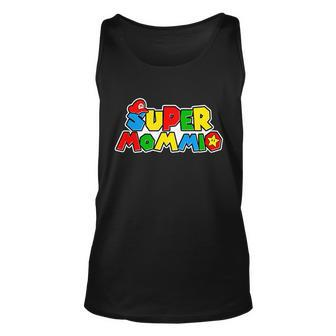Funny Super Mommio Mothers Day Gamer Tshirt Unisex Tank Top - Monsterry