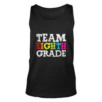 Funny Team Eighth Grade Back To School Unisex Tank Top - Monsterry DE