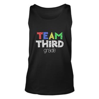 Funny Team Third Grade 3Rd Grade Back To School Unisex Tank Top - Monsterry CA