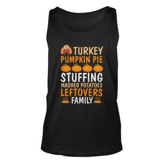 Funny Thanksgiving Turkey Funny Pumpkin Pie Thanksgiving Dinner Graphic Design Printed Casual Daily Basic Unisex Tank Top - Thegiftio UK