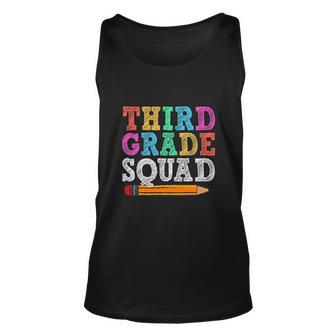 Funny Third Grade Squad 3Rd Grade Back To School Unisex Tank Top - Monsterry CA