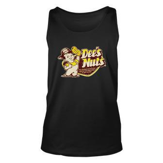 Funny Vintage Dees Nuts Logo Unisex Tank Top - Monsterry