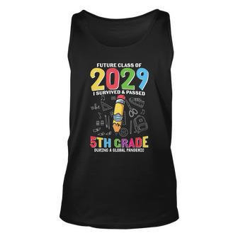 Future Class Of 2029 5Th Grade Back To School First Day Of School Unisex Tank Top - Monsterry