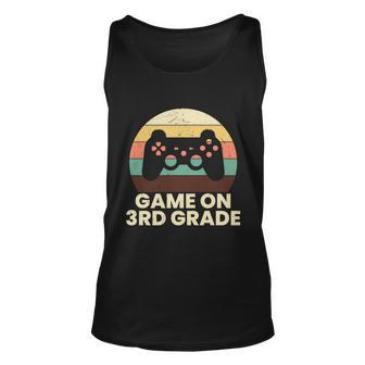 Game On 3Rd Grade Gamer Back To School First Day Of School Unisex Tank Top - Monsterry