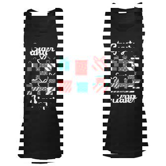 Gangsta Wrapper Funny Christmas Gift Graphic Design Printed Casual Daily Basic Unisex Tank Top - Thegiftio