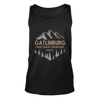 Gatlinburg Tennessee Funny Gift Great Smoky Mountains Souvenir Unisex Tank Top - Thegiftio UK