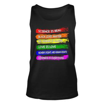 Gay Pride Science Is Real Black Lgbtq Matter Love Is Love Men Women Tank Top Graphic Print Unisex - Thegiftio UK