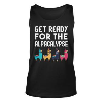 Get Ready For The Alpacalypse Unisex Tank Top - Seseable