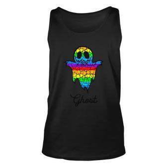 Ghost Boo Funny Halloween Quote V4 Unisex Tank Top - Monsterry