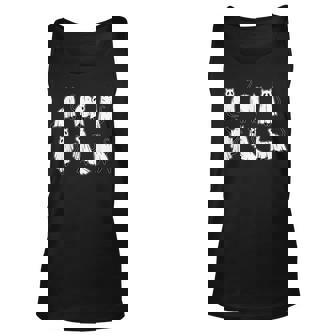 Ghost Cat Halloween Cat Lover Black Cat Spooky Season Men Women Tank Top Graphic Print Unisex - Thegiftio