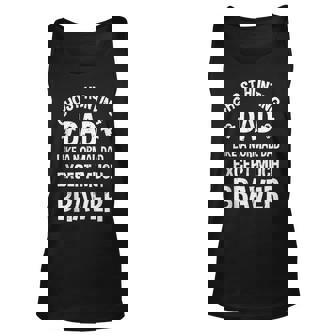 Ghost Hunting Dad Funny Paranormal Investigator Unisex Tank Top - Thegiftio UK