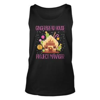 Gingerbread House Project Manager Family Matching Men Women Tank Top Graphic Print Unisex - Thegiftio UK