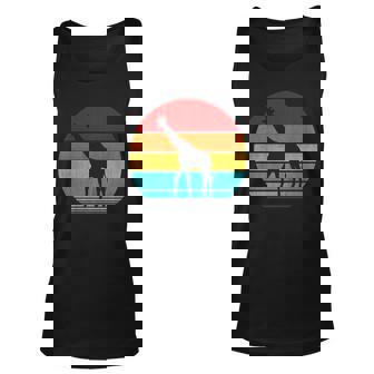 Giraffe Graphic Design Printed Casual Daily Basic V3 Unisex Tank Top - Thegiftio