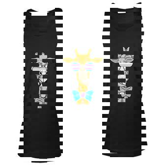Giraffe Transgender Sunglasses Lgbt Trans Pride Graphic Design Printed Casual Daily Basic Unisex Tank Top - Thegiftio