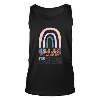 Girls Just Wanna Have Fundamental Rights To Trip Unisex Tank Top - Monsterry AU