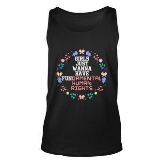 Girls Just Want To Have Fundamental Rights V2 Unisex Tank Top - Monsterry AU