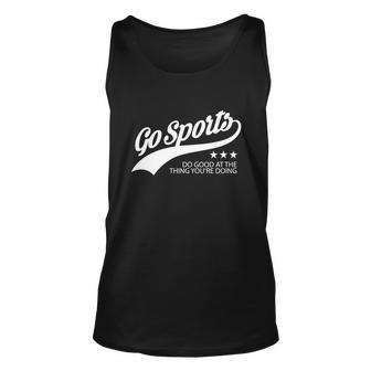 Go Sports Funny Unisex Tank Top - Monsterry UK