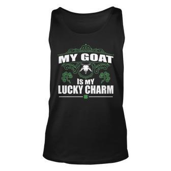 Goat Is My Lucky Charm St Patricks Unisex Tank Top - Thegiftio UK