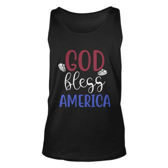 God Bless America 4Th July Patriotic Independence Day Gift Unisex Tank Top - Monsterry DE