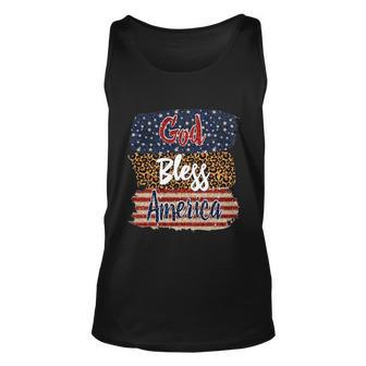 God Bless America Flag Gift 4Th Of July Independence Day Gift Unisex Tank Top - Monsterry DE
