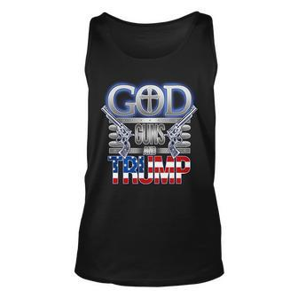 God Guns And Donald Trump Tshirt Unisex Tank Top - Monsterry DE