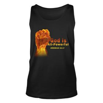 God Is Allpowerful Unisex Tank Top - Monsterry CA