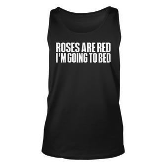 Going To Bed Unisex Tank Top - Seseable