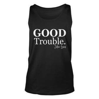 Good Trouble Rip John Lewis Tshirt Unisex Tank Top - Monsterry