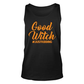 Good Witch Funny Halloween Matching Good Witch Unisex Tank Top - Seseable