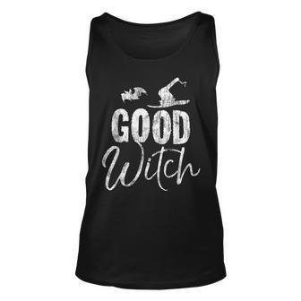 Good Witch Funny Halloween Party Couples Costume Unisex Tank Top - Seseable