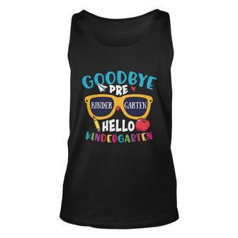 Goodbye Preschool Hello Prek Back To School First Day Of School Unisex Tank Top - Monsterry