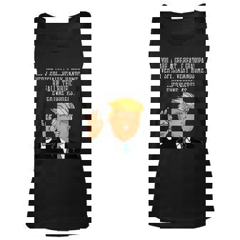 Grandpa Donald Trump Tshirt V2 Unisex Tank Top - Monsterry