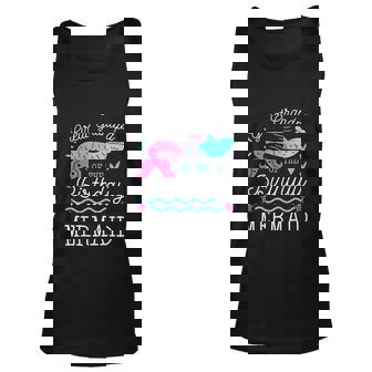 Great Grandpa Of The Birthday Mermaid Theme Family Bday Unisex Tank Top - Monsterry