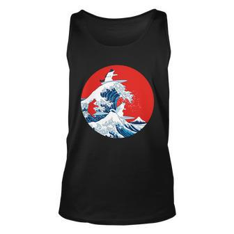 Great Kanagawa Wave Of Cats Unisex Tank Top - Monsterry CA