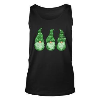 Green Ugly Sweater Irish Gnomes St Patricks Day Unisex Tank Top - Thegiftio UK