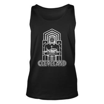 Guardian Of Traffic Bridge Cleveland Unisex Tank Top - Monsterry