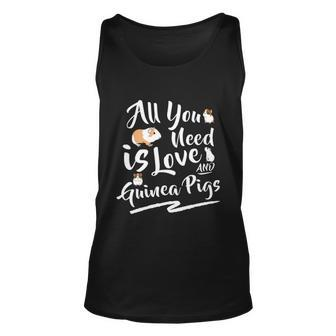 Guinea Pig Lover Gift Love And Guinea Pigs Guinea Pig Mom Gift Graphic Design Printed Casual Daily Basic Unisex Tank Top - Thegiftio UK