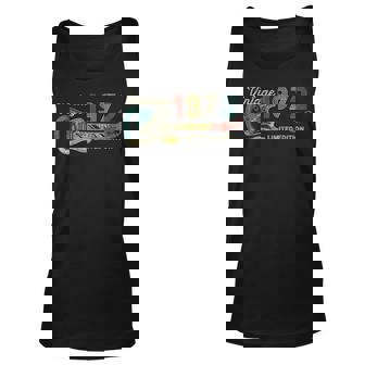 Guitar Lover 50 Year Old Gifts Vintage 1972 Limited Edition V2 Men Women Tank Top Graphic Print Unisex - Thegiftio