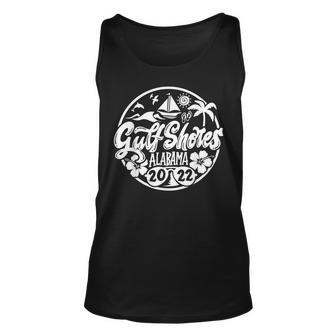 Gulf Shores 2022 Alabama Summer Vacation Beach Souvenirs Unisex Tank Top - Thegiftio UK