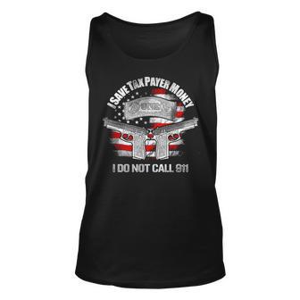 Gun Control I Save Tax V2 Unisex Tank Top - Monsterry UK