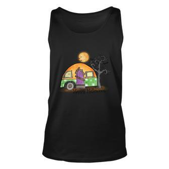 Halloween Camper Sublimation Halloween Day Graphic Design Printed Casual Daily Basic Unisex Tank Top - Thegiftio UK