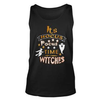 Halloween Costume Its Hocus Pocus Time Witches Cost Unisex Tank Top - Seseable