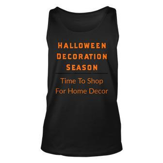 Halloween Decoration Season Shop Home Decor Spooky Lovers Unisex Tank Top - Seseable