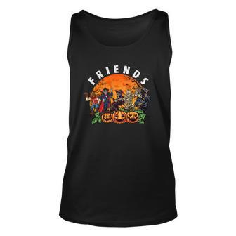 Halloween Friends Graphic Design Printed Casual Daily Basic V2 Unisex Tank Top - Thegiftio UK